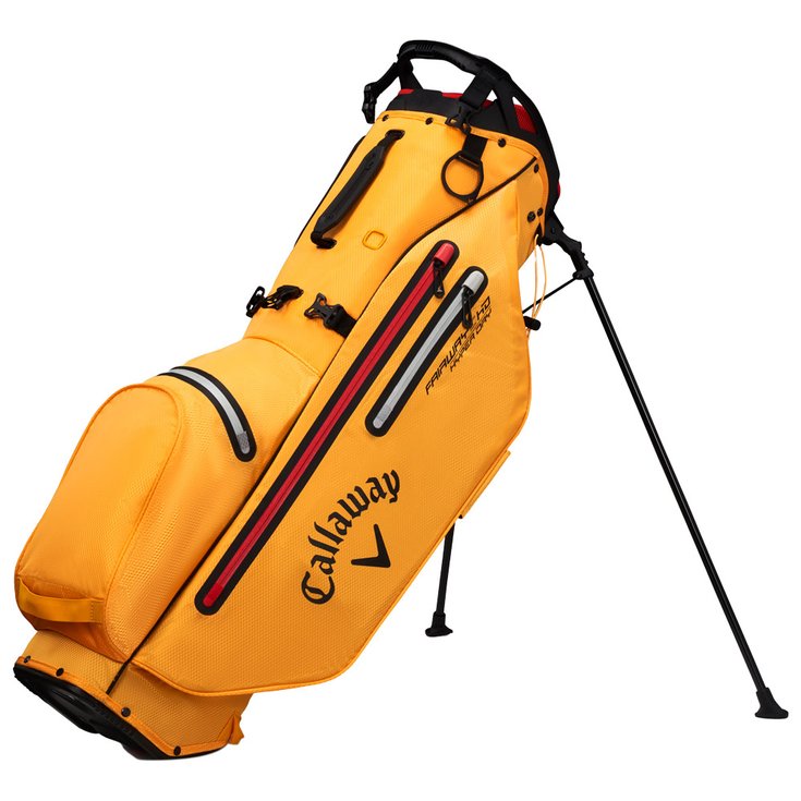 Callaway Golf Standbag (Komplettsatz) Fairway C HD Stand Gold Fire Red Präsentation