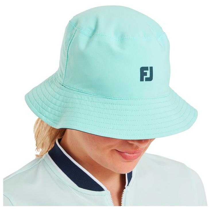 Footjoy Bob Reversible Bucket Navy Light Aqua Präsentation