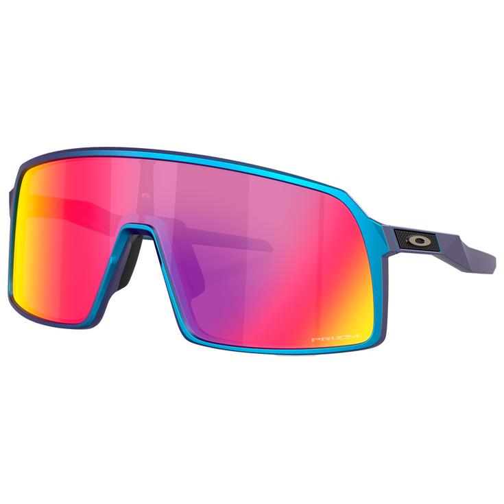 Oakley Sonnenbrille Sutro Matte Cyan Blue Colorshift Prizm Road Präsentation