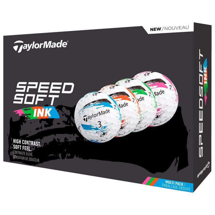 Taylormade Balles neuves SpeedSoft Ink Mutli Présentation
