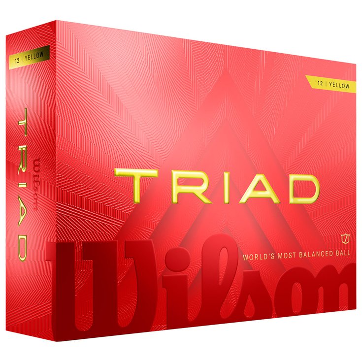 Wilson Staff Neue Golfbälle Triad Yellow Präsentation