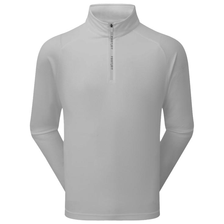 Footjoy Pullover Wordmark Chill-Out White Grey Präsentation