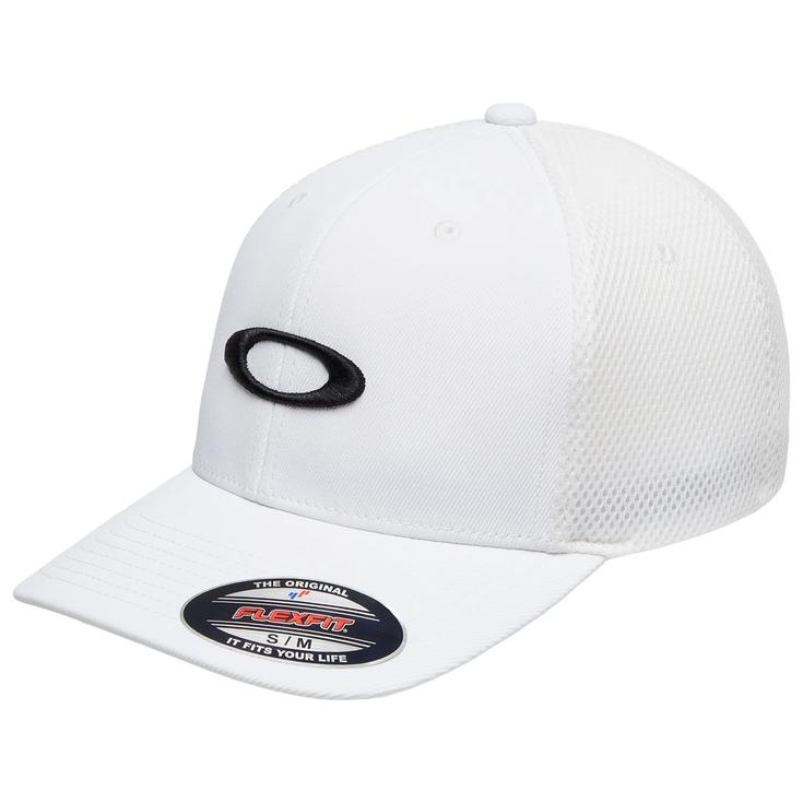 Oakley Cap Oakley Ellipse Mesh Hat White Black Präsentation