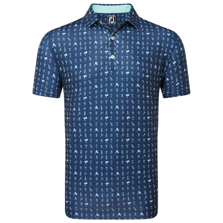 Polo Footjoy The 19Th Hole Lisle Navy Ete 2024 Monsieurgolf