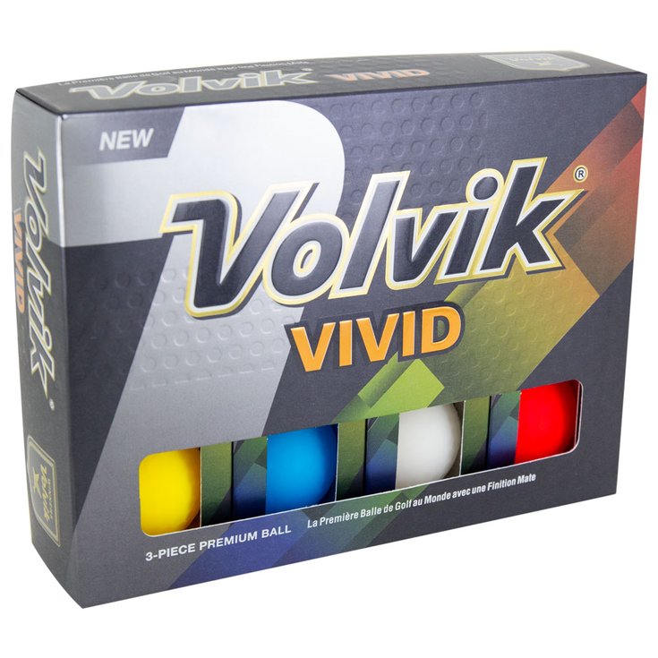 Volvik Balles neuves Vivid Mixed Présentation