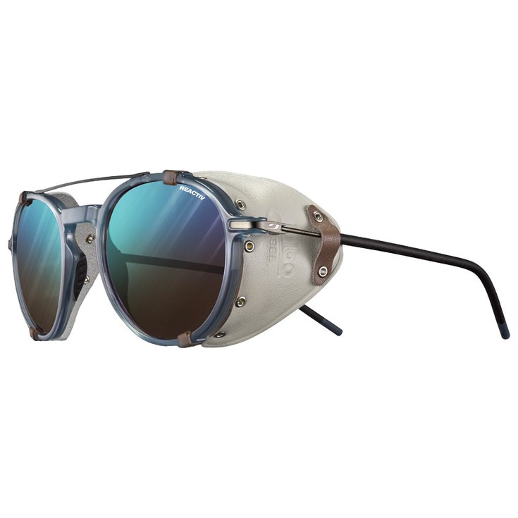 Julbo Sonnenbrille Legacy Translucide Brillant Bleu Beige Noir Reactiv 2-4 Präsentation