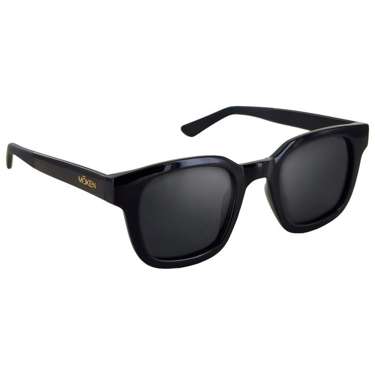 Moken Vision Sonnenbrille Miles Black Grey Cat.3 Polarized Präsentation