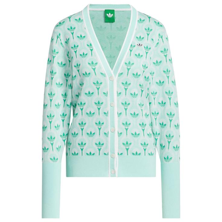 adidas Originals Pullover All Over Cardigan W's White Clear Mint Präsentation