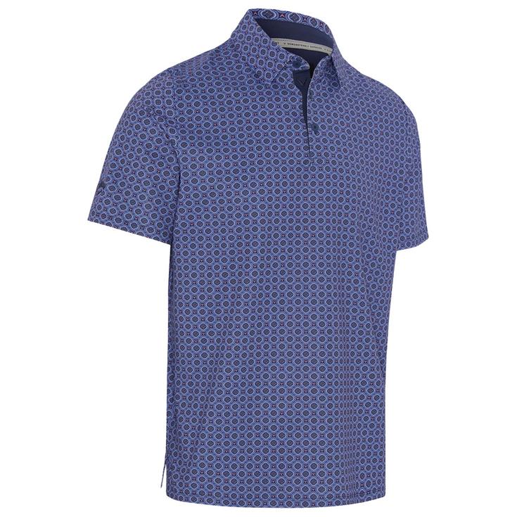 Callaway Golf Polohemde Golf Club Print Peacoat Präsentation