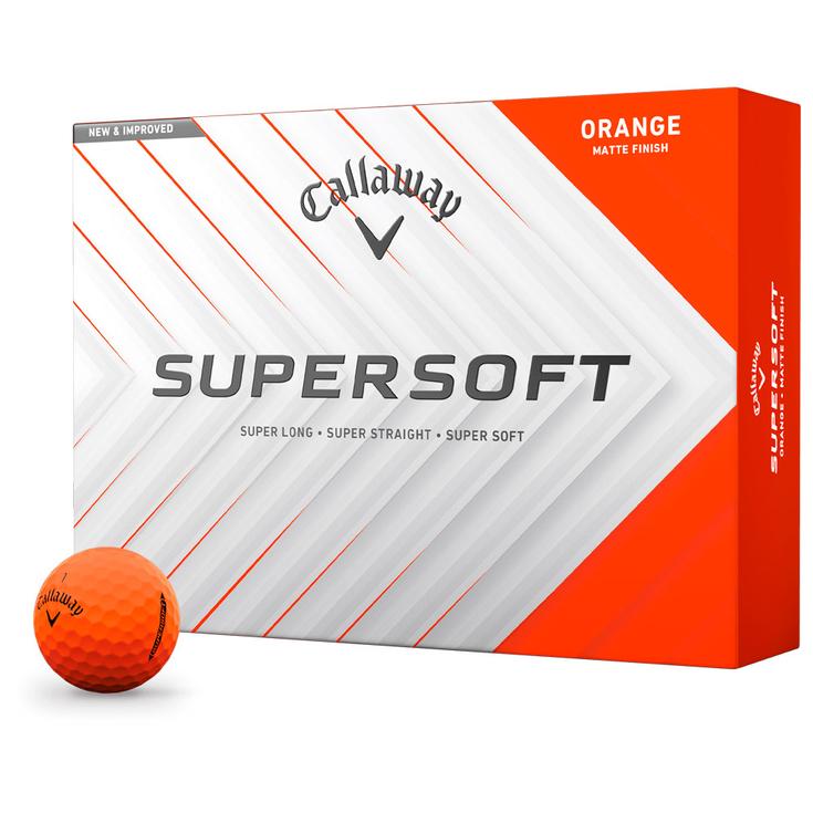 Callaway Golf Balles neuves Supersoft Orange Présentation