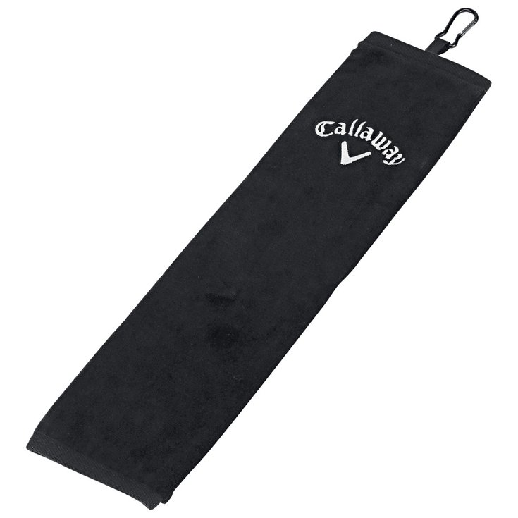 Callaway Golf Serviette Tri-Fold 16x21 Black Présentation