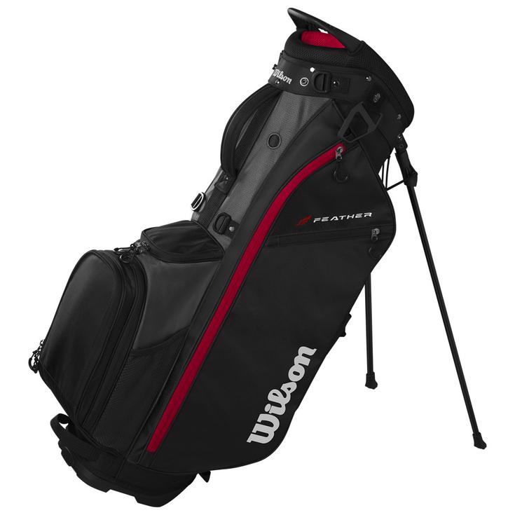 Wilson Staff Standbag (Komplettsatz) Feather Stand Black Grey Red Präsentation