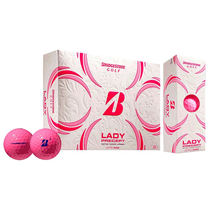 Bridgestone Balles neuves Precept Lady Pink Présentation