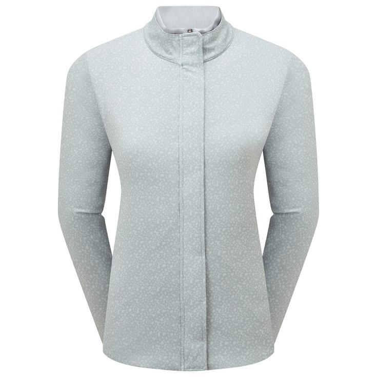 Footjoy Jacke Thermoseries Insulated Jacket Floral Tonal Grey Präsentation