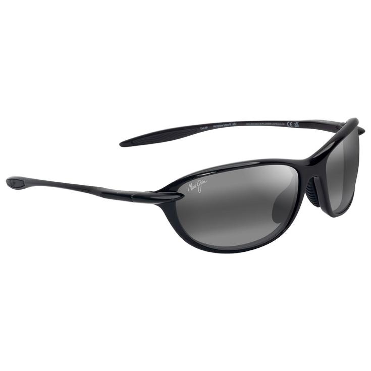 Maui Jim Sonnenbrille Hookipa Ultra R Shiny Black Neutral Grey MauiUltra Präsentation