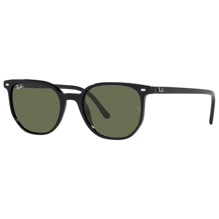 Ray Ban Sonnenbrille RB2197 Elliot Polished Black Green G-15 Präsentation