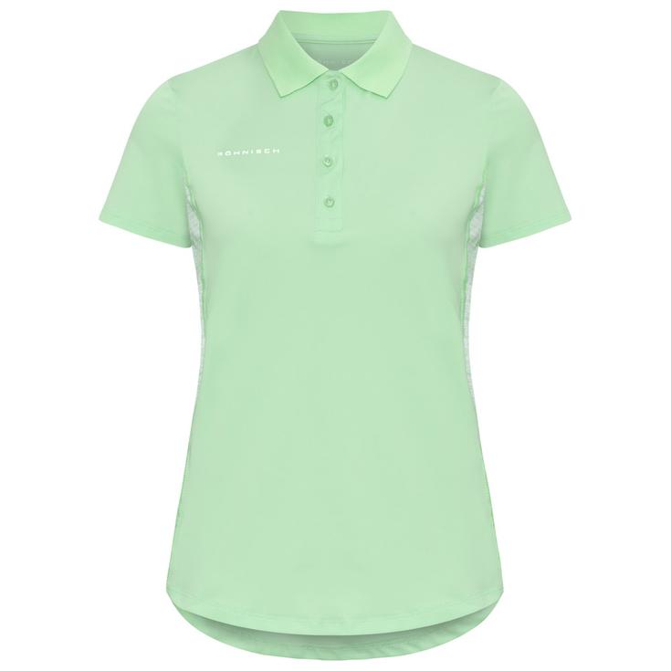 Rohnisch Polohemde Nicky Poloshirt Monogram Green Ash Präsentation