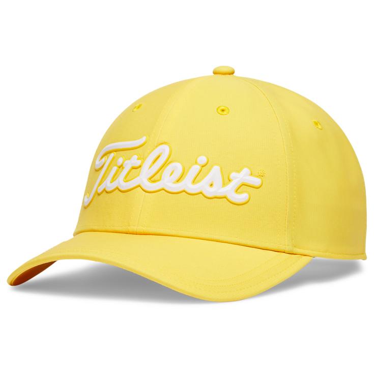 Titleist Cap Players Performance Ball Marker Yellow White Präsentation