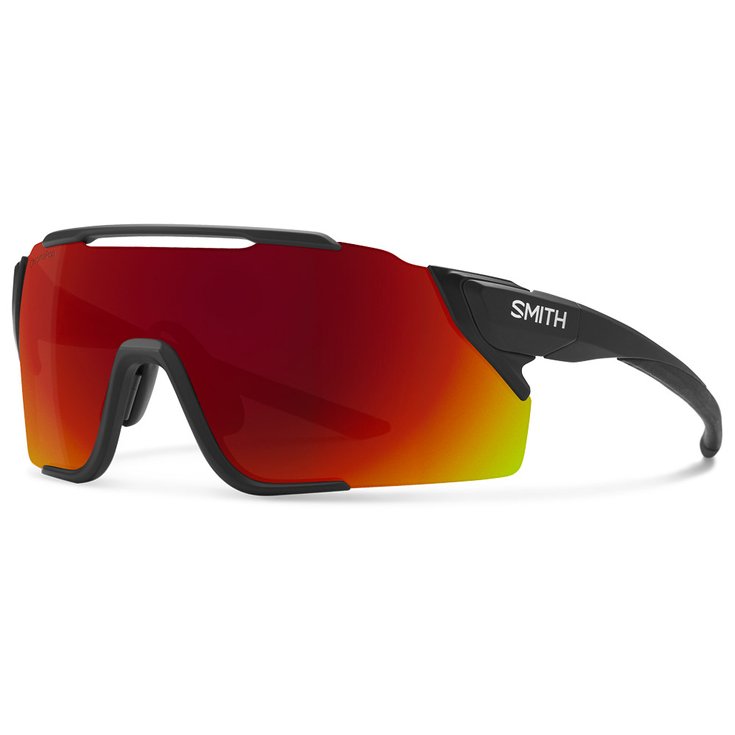 Smith Sonnenbrille Attack Mag Mtb Matte Black Chromapop Red Mirror Präsentation