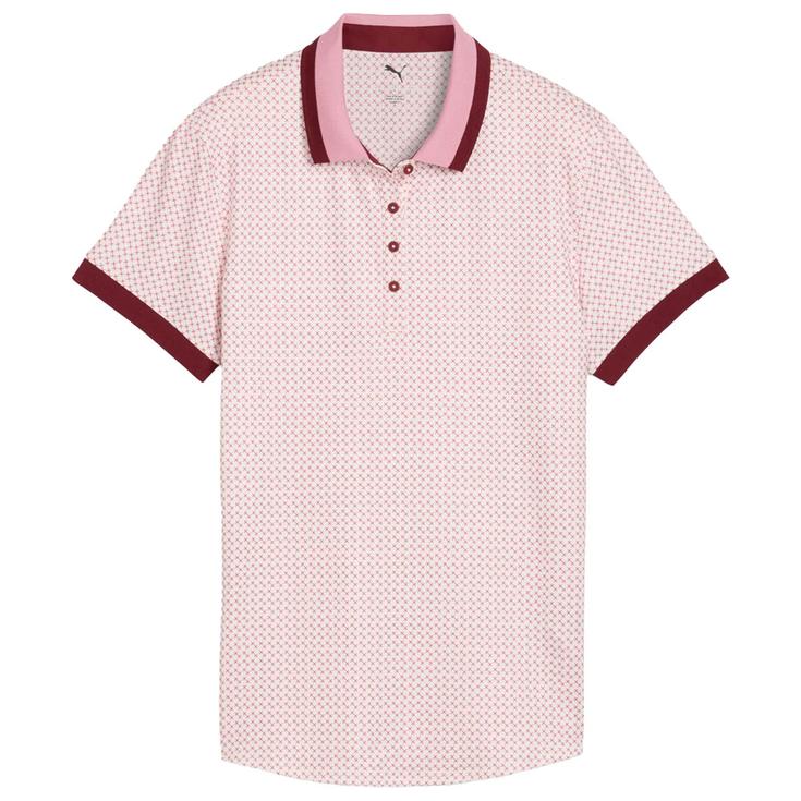 Puma Golf Polohemde W Cloudspun Micro Spark Short Sleeve Poised Pink Präsentation