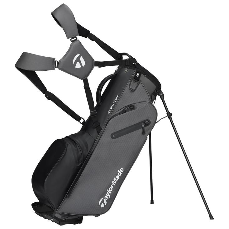 Taylormade Standbag (Komplettsatz) Storm Dry Stand Grey Black Präsentation