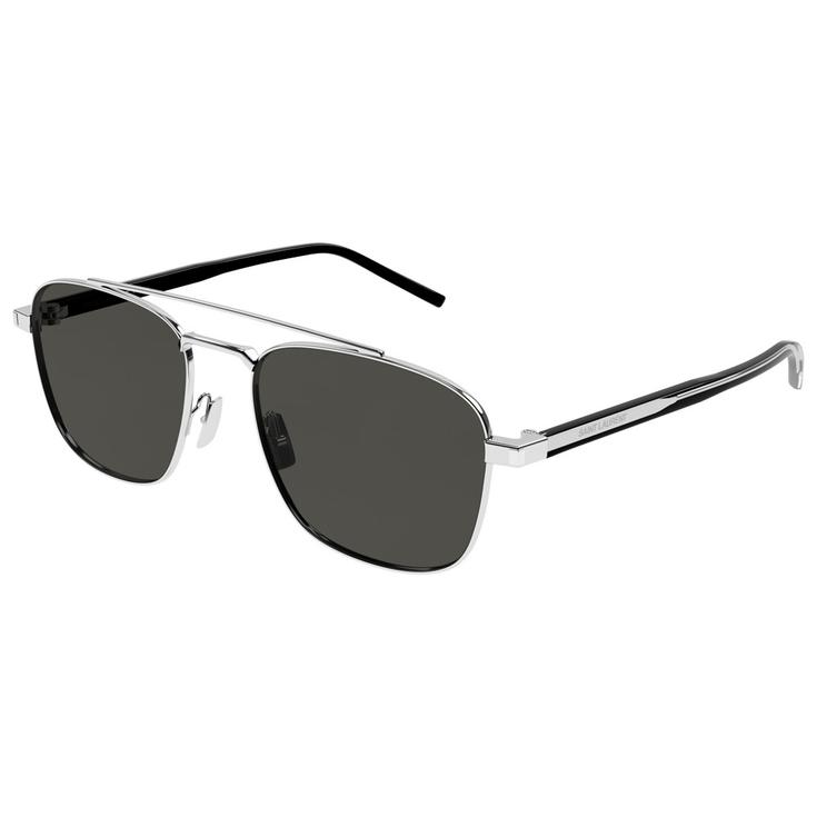 Saint Laurent Sonnenbrille SL 665 002 Silver Crystal Präsentation