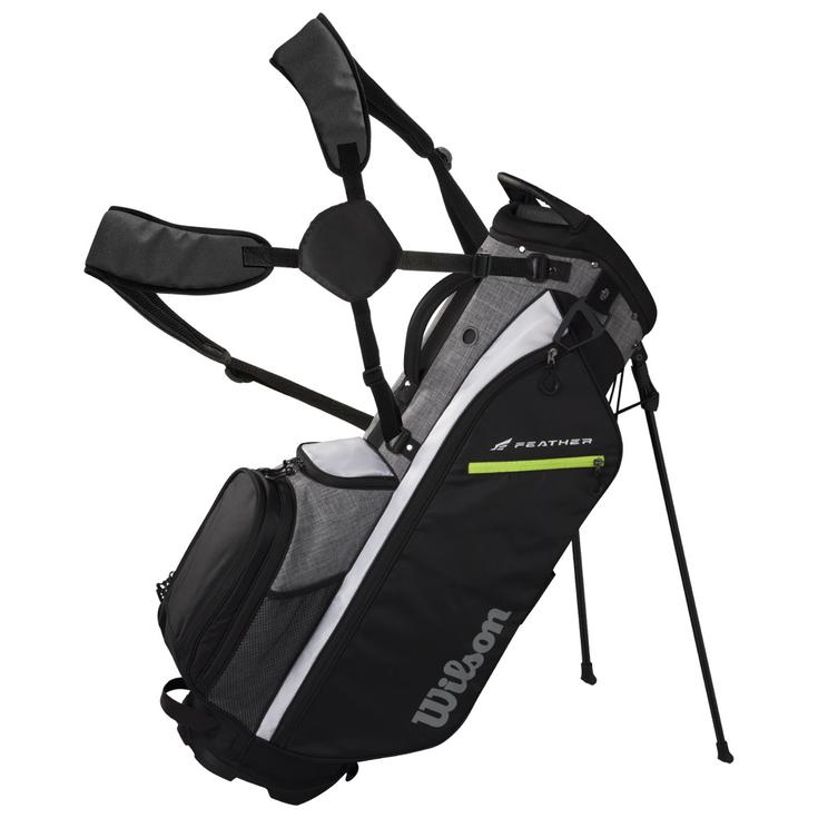 Wilson Staff Standbag (Komplettsatz) Feather Stand Black Grey White Präsentation
