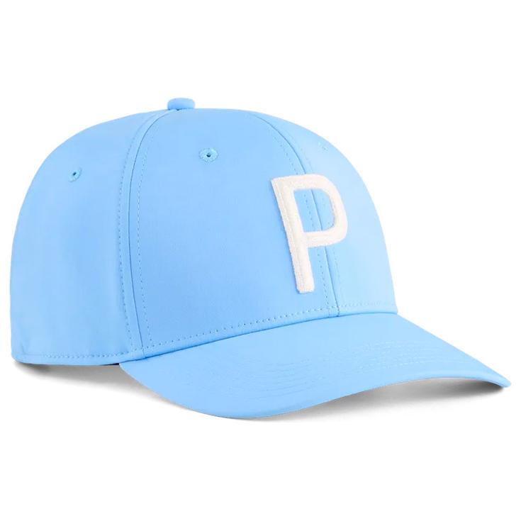 Puma Golf Cap Heritage P Cap Light Blue Warm White Präsentation