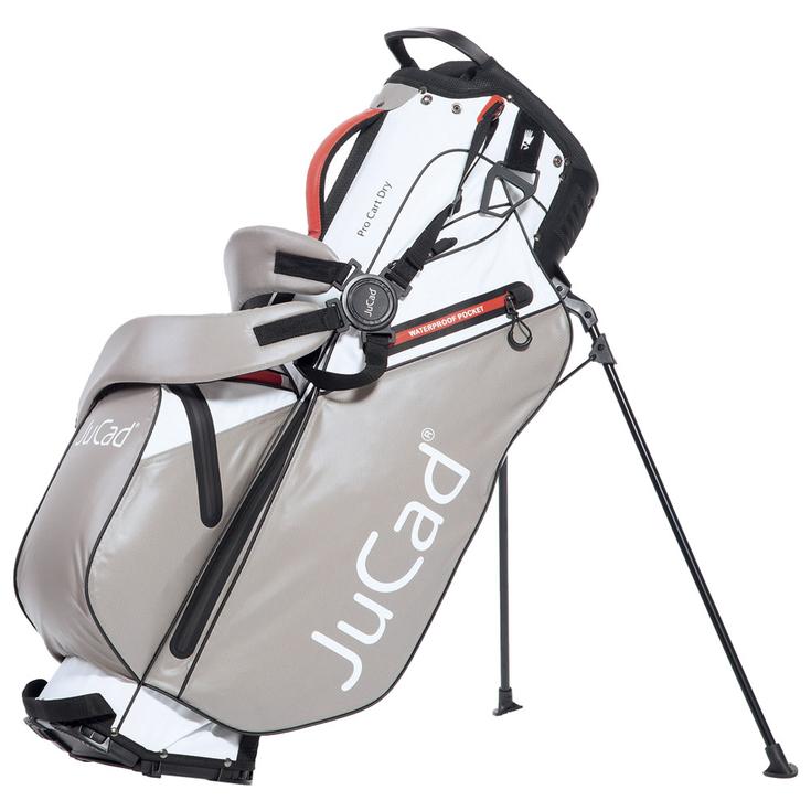 JuCad Sacs trepied serie 3 en 1 Pro Cart Dry Blanc Gris Rouge Présentation