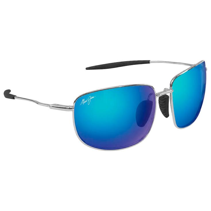 Maui Jim Sonnenbrille Hookipa Ultra M Silver Maui Ultra Blue Hawaï Präsentation