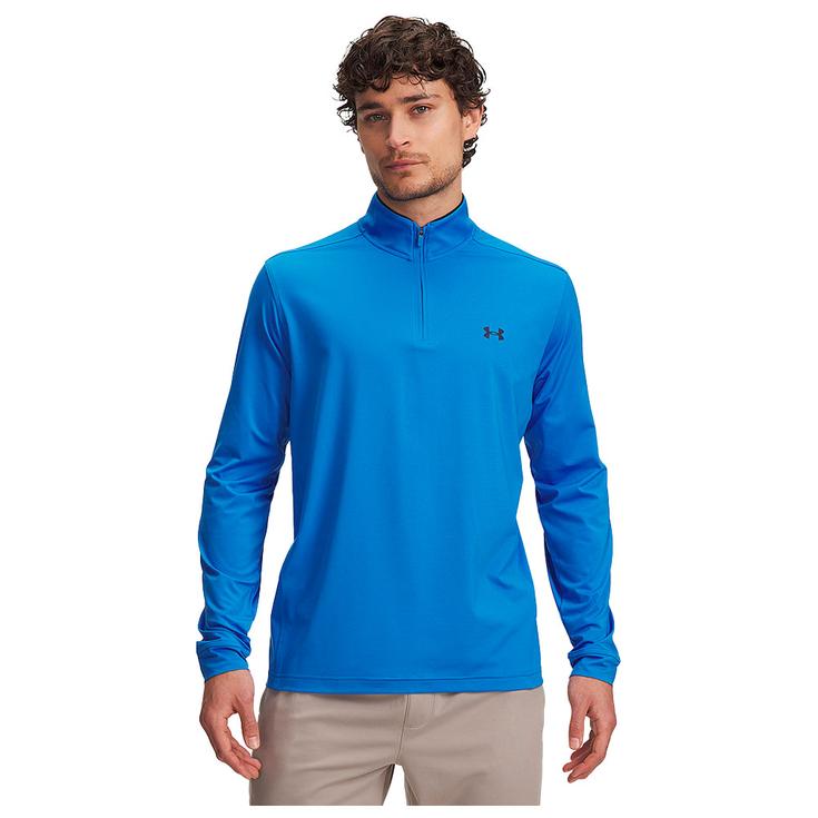 Under Armour Polohemde Drive 1/4 Zip Blue Atlantis Midnight Navy Präsentation