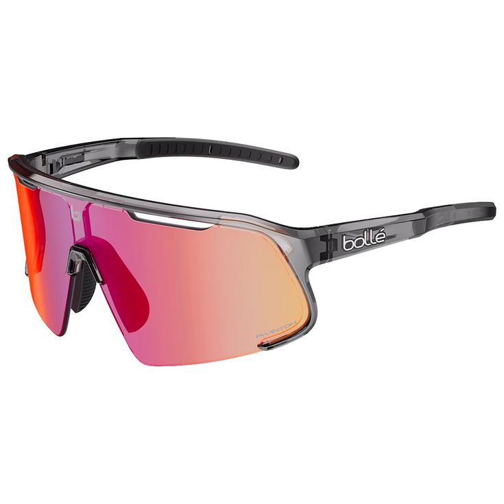 Bollé Lunettes de soleil Speedchaser Dark Grey Crystal Phantom Clear Lava Photochromic Présentation