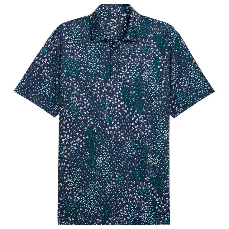 Puma Golf Polohemde Cloudspun Garden Polo Deep Navy Präsentation