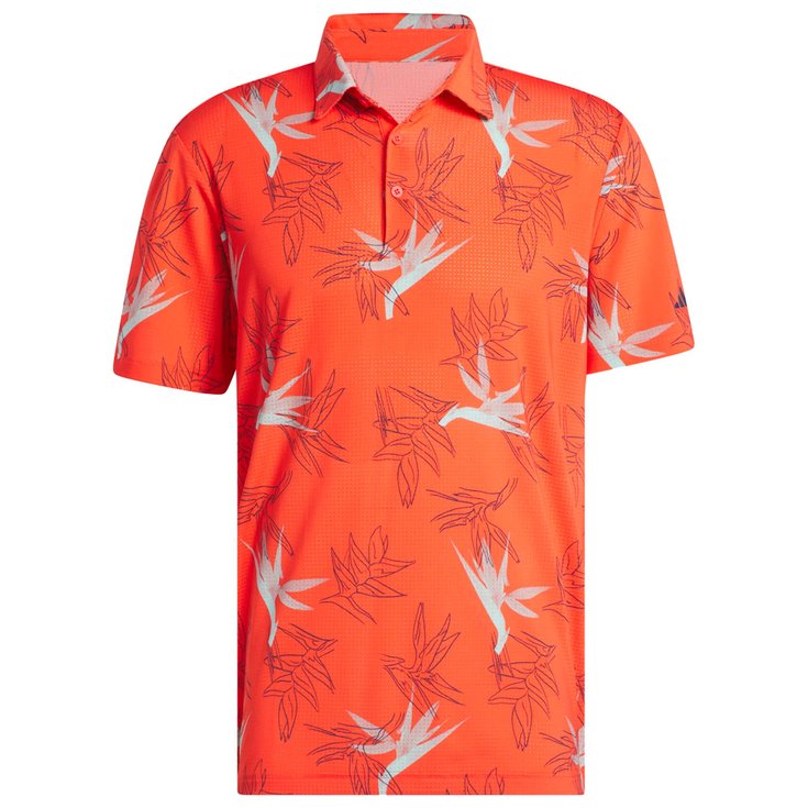 adidas Polohemde Oasis Mesh Bright Red Präsentation