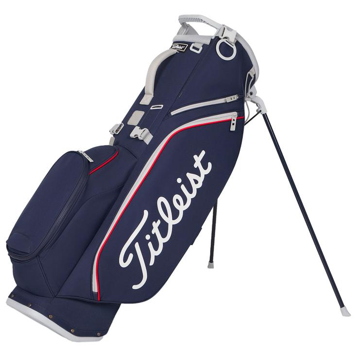 Titleist Standbag (Komplettsatz) Players S4 Navy Red White Präsentation