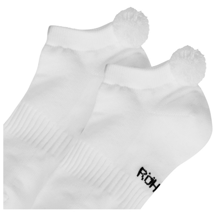 Rohnisch Socken 2-Pack Functional Pompom Socks White Profilansicht