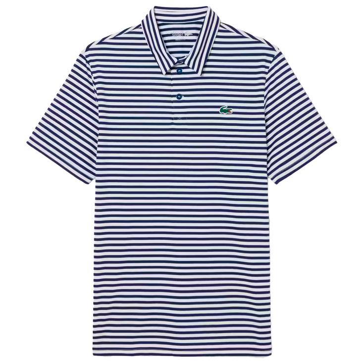 Lacoste Polo Thin Stripes Navy Blue White Présentation