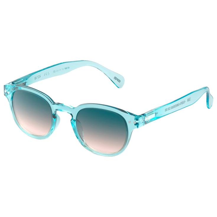 Izipizi Lunettes de soleil Sun #C Turquoise Stone Blue Gradient Polarized Présentation