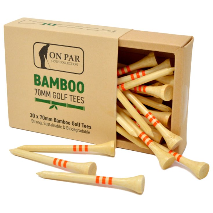 ON PAR Tees Bamboo 30 Tees 70mm Präsentation