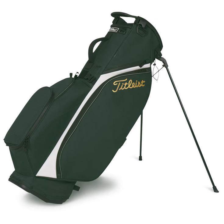 Titleist Standbag (Komplettsatz) Players S4 Limited Edition Tee Time Collection Pine White Gold Präsentation