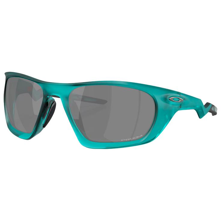 Oakley Sonnenbrille Lateralis Matte Transparent Arctic Surf Prizm Black Präsentation