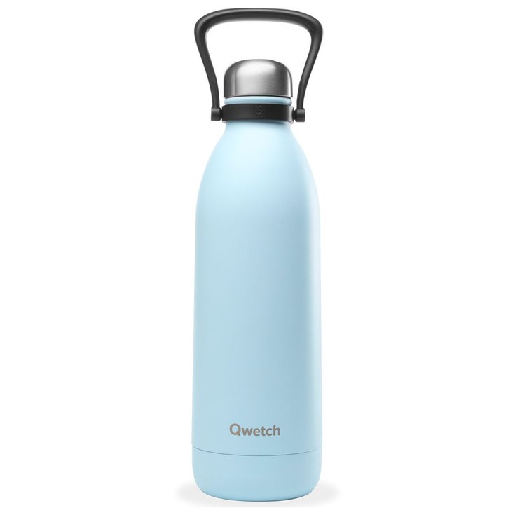 Qwetch Trinkflasche Titan 1.5L Matt Pastel Bleu Präsentation