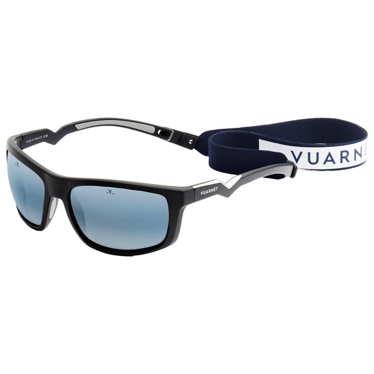 Vuarnet Sonnenbrille Allpeaks Matte Black Silver Blue Polarlynx Präsentation