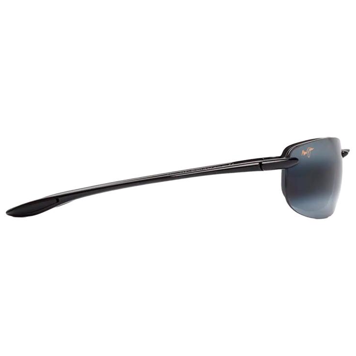 Maui Jim Sonnenbrille Hookipa Asian Fit Noir Brillant Neutral Grey MauiPure Profilansicht