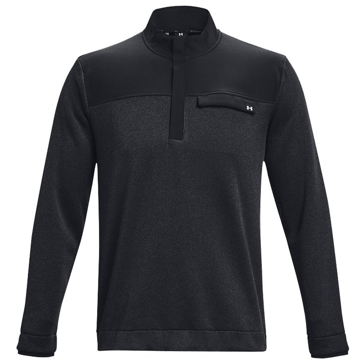 Under Armour Pullover Storm Sweaterfleece Half Zip Black WHite White Präsentation