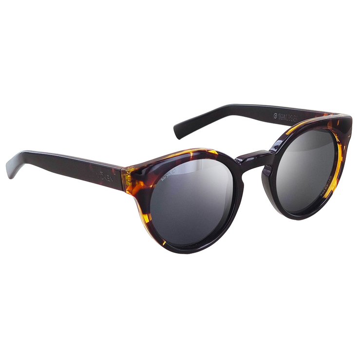 Moken Vision Sonnenbrille Anita Black Tortoise Grey Polarized Präsentation