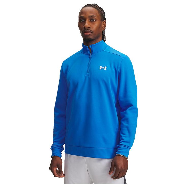 Under Armour Pullover Armour Fleece 1/4 Zip Blue Atlantic White Präsentation