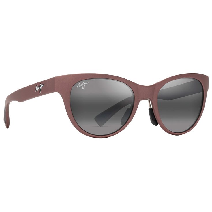 Maui Jim Sonnenbrille Hulahe Metal Matte Dark Rose Neutral Grey Mineral Superthin Präsentation