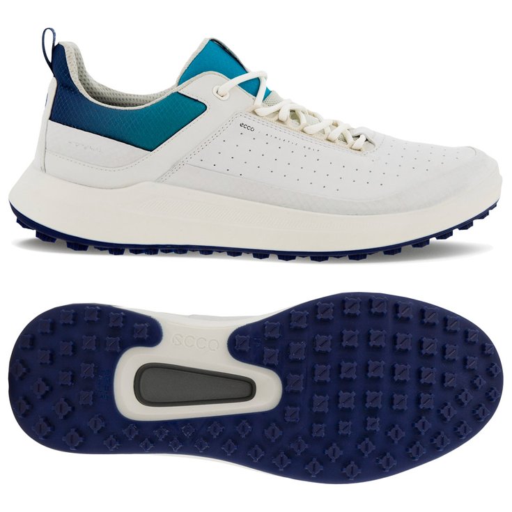 Ecco Schuhe ohne Spikes Core White Blue Depths Präsentation
