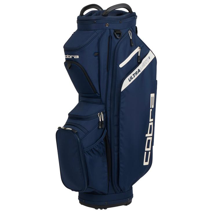Cobra Sacs chariot serie Ultralight 2 Cart Bag Deep Navy Sugared Almond Présentation